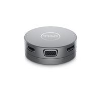 Dell Adaptateur mobile DA310 USB-C 7-en-1 HDMI DP VGA RJ-45 1GbE Argent 470-AEUP