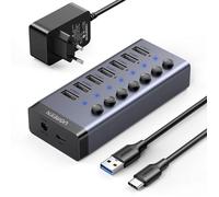 Hub USB-C 7-en-1 - UGREEN - CM481 - 7 Ports USB 3.0 - Transfert 5 Gbit/s - Charge 12 V