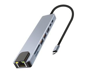 Hub USB C 8 en 1 iClick Pro TnB