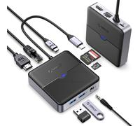 Hub Usb C 8 En 1 Station D'Accueil Avec Hdmi 4K@60Hz, Pd 100W, Sd/Tf, 2 Ports 5Gbps Usb A 3.0, 3.5Mm Audio, Type C Multi Docking Station Pour Macbook Air Pro M2 M1 Ipad Surface Dell Hp (15Cm)