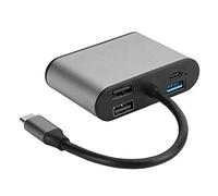 Hub USB C 8 en 1, Station d'accueil multifonctionnelle, Secteur de Type C vers PD avec 2 Ports USB, Sortie HD 4K pour Pro Air Ph, t Aluminium y