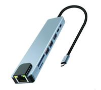 Hub USB-C 8 en 1 - T'NB - iClick Pro - USB-C PD 100W - HDMI 4K60Hz - RJ45 1 Gbps