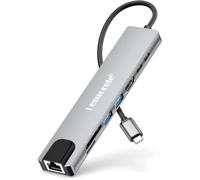 Hub USB C 9 en 1 avec Ethernet, HDMI 4K, USB A 3.0 & 2.0, USB C, 100 W, Fente pour Carte TF-SD, Adaptateur multiport USB C [82].
