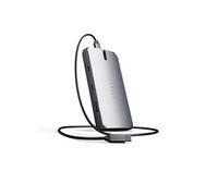 Hub USB-C Multiports 100W PD HDMI 4K Plug and Play On-The-Go Gris
