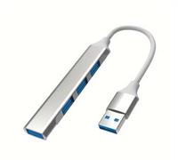 Hub USB C à 4 ports USB 3.0 compatible avec Lenovo Huawei Xiaomi MacBook Pro Air, station d'accueil OTG de type C pour ordinateur portable, tablette PC (standard 3.1)