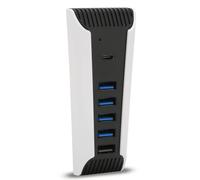 Hub USB C, Adaptateur D'extension Haute Vitesse pour Hub USB 5 en 1 avec Ports USB3.0 de Type C pour Console, Prise en de 4 Ports de Sortie de Données USB