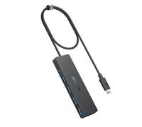 hub USB C, adaptateur macbook pro avec multiple ports USB 3.0, OTG 5 Gbit/s ultra mince, câble de 20 cm, pour MacBook, Mac Pro, Mac Mini, iMac, Surface Pro, XPS, PC, clé USB, disque dur portable