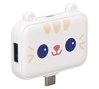 Hub USB C, Adaptateur Multiport 3 en 1 USB 3.0 4K Type C vers HDMI USB3.0 PD Station d'accueil pour Concentrateur de Chargement Rapide pour OS X, pour Win, pour Android (Blanc)