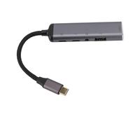 Hub USB C, Adaptateur Répartiteur USB C Multiport 5 en 1, Extenseur Dongle Hub USB, Type A 100W PD, Prise Casque 3,5Mm, pour Ordinateur Portable,Téléphone,clé USB,Disque Dur Mobile