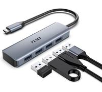 Hub Usb C, Adaptateur Usb C Avec 4 Ports Usb 3.1 Gen1 Usb Répartiteur Usb 3 Hub Multiple Extension Pour Macbook Pro, Samsung Galaxy S9/S8, Surface Book 2, Dell Xps 13/15[Z1671]