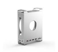 Hub USB C avec boîtier SSD M.2 pour Mac Mini M4/M4 Pro Station d'accueil Type-C SSD Case USB3.2 Gen2 SD3.0 TF3.0 pour Mac Mini M4/M4 Pro