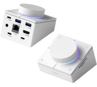 Hub Usb C Avec Boutons De Raccourci, Station D'Accueil Rvb De Type C Avec Hdmi 4K @ 60 Hz, Pd 100 W, Usb-C 5 Gbit/S, 2 Ports Usb 3.0, Rj45 2,5 G, Aux, Sd3.0, Micro Sd3.0 Pour Ordinateur[Z1333]