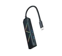 Hub USB-C avec Deux Ports USB-A et Un Port USB-C avec Fonction de Charge, Ainsi qu'une Connexion HDMI pour Plusieurs appareils. Idéal pour étendre Les Options de Connexion de Votre Ordinateur.