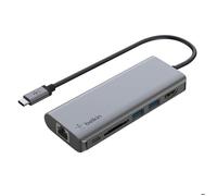 Hub USB-C - BELKIN - Adaptateur 6en1 - HDMI 4K - USB 3.0 - Power Delivery 100W