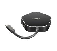 Hub USB-C - D-Link - DUB-M420 - 4-en-1 - HDMI 4K - Chargement 60W - 4 Ports