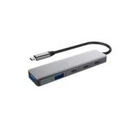 DLH Energy – Station d'accueil USB-C DY-TU5200 USB 3.2 Gen 2 10000 Mbit/s 100 W Gris