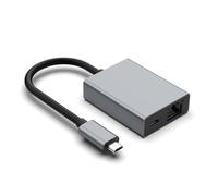 Hub USB C en alliage d'aluminium multifonction transfert de données PD100W Rj45 1000 Mbps pour ordinateur portable, tablettes, appareils P