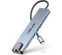 Hub USB C, Ethernet Port, 100W PD, HDMI 4K, Ports Data 2 USB & USB C, Lecteur SD/TF, 9 en 1 Dock USB C pour MacBook Air/Pro M1, iPad Pro, Win, Switch, Mobile Phone