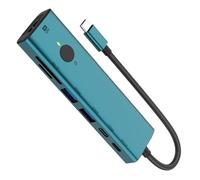 Hub USB C - Extendeur USB 3.0 | Adaptateur Portable 7 Ports 4K Rapide de données 5 Gbps avec Fonction d'écran en Veille pour PC, Moniteur et Bureau