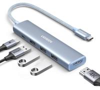 Hub Usb C Hdmi 4K 100W Pd Charge 3 Data Ports 5 En 1 Adaptateur Multiport Compatible Avec Iphone 16 15 Série Macbook Pro Mac Mini M4 2024 Ipad Air Surface Galaxy S24 Tab S9 Ultra (Bleu)