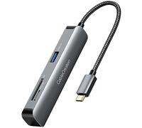 Hub USB C HDMI, hub USB-C, hub CableCreation USB, 2 USB 3.0, 1 Adaptateur HDMI 4K, Lecteur de Carte SD/Micro SD, Station d'accueil pour MacBook Pro/Air/M1 pour iPad Pro/Surface/XPS/Pixelbook Boîtier
