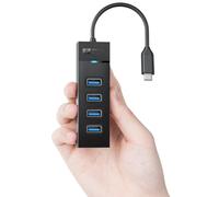 Hub USB C, hub USB 3.0 à 4 Ports, hub USB c sans Latence 5 Gbps, hub de données OTG USB Type C Compatible avec MacBook Pro/Air, Surface Pro