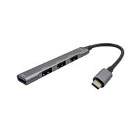 I-Tec Hub USB C31HUBMETALMINI4 4 ports USB-A USB 3.1 Gen1 5 Gbit/s Métal Passif