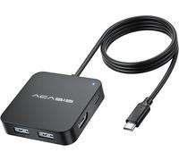 Hub Usb C Long Câble, Adaptateur Multiport Type-C Vers Hdmi, 4K Hdmi,Pd 100 W, 2 Usb A 3.0, 1 Port Usb C 3.0.Station D'Accueil Pour Macbook Pro/Air, Steam Deck, Dell/Hp/Lenovo/Surface/Switch (4Ft)