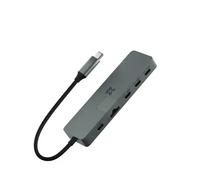 XtremeMac HUB USB-C MAX PRO - 5 Ports (3* USB-C, USB Type-C 40000 Mbit/s