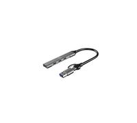 The Mobility Lab – Hub 2 en 1 USB/USB‑C – 3x USB‑C, 1x USB – Compatible macOS et Windows
