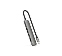 Satechi Hub USB-C Slim Multiport 6-in-1 4K Power Delivery 100W Gris