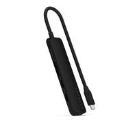 Satechi Hub USB-C Slim Multiport 6-en-1 4K Power Delivery 100W Noir