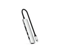 Satechi Hub et concentrateur USB Type-C ST-P6SS 10000 Mbit/s Argent