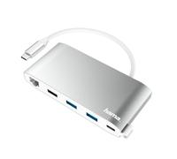 Hub USB-C, multiport, 8 ports, 3 x USB-A, 2 x USB-C, VGA, HDMI?, LAN