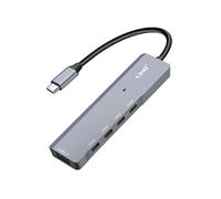 Hub USB-C OTG vers 3x USB C 5Gbps + USB 3.0 + USB C Power Delivery 60W LinQNoir
