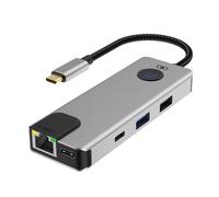 Bigben Connected Hub USB-C FORCE POWER – Multiports 7-en-1 PD 100W HDMI 4K@60Hz Ethernet Gigabit