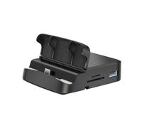 Hub USB C polyvalent avec fonction support de téléphone pour un transfert de données à haute vitesse et une efficacité de charge