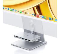 Hub USB C pour iMac 24 Pouces 2021/2023/2024, Minisopuru Accessoires iMac pour iMac M1/M3/M4, Hub USB iMac avec 10Gbps pour iMac 24 Pouces 2023 et Studio Display 27 Pouces, Bleu (sans Port SSD)
