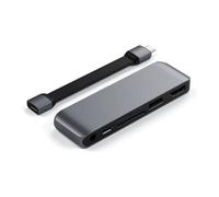 Adaptateur USB 3.0 Type C pour iPad Satechi Mobile Pro Hub vers HDMI, SD, USB-A et Type C (Gris)