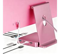 Hub USB C pour Mac 24" 2021/2023/2024, hub USB 7 en 1 iMac avec USB A/C 3.2 10 Gbit/s, SD/TF, HDMI iMacM1 M3 M4 Accessoires de station d'accueil