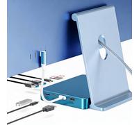 Hub USB C pour Mac 24" 2021/2023/2024, hub USB 8 en 1 pour iMac avec extension SSD M.2 (SSD non inclus), avec USB A/C 3.2 10 Gbit/s, SD/TF, accessoires de station d'accueil HDMI iMacM1 M3 M4