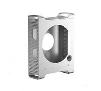 Hub USB C pour Mac Mini M4/M4 Pro avec boîtier SSD M.2, station d'accueil verticale avec ports USB 3.2 Gen2, lecteurs de cartes SD/TF, support de refroidissement en aluminium pour Mac Mini Accessoires