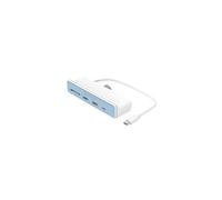 Hub USB-C - Sanho - HyperDrive 6-en-1 - 6 ports - Fixation discrète - 7 plaquettes de couleur