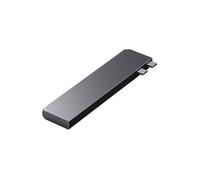 Hub USB-C - Satechi - Pro Slim - Space Gray - 6 Ports - Design moderne en aluminium