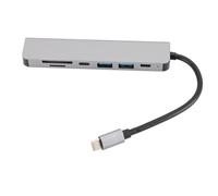 Hub USB C, Station d'accueil Multiport pour Ordinateurs Portables, Tablettes, Smartphones avec Ports Supplémentaires, pour des Transferts de Fichiers Rapides