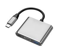 Hub USB C, Station d'accueil USB C - Concentrateur Adaptateur C | Haute Vitesse 100 W de la dongle du répartiteur C du multiport de 5 Go/s 4K C pour Les appareils ORD