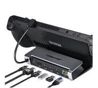 Hub USB C Steam Deck Station D'accueil Steam Deck, Adaptateur USB-C vers HDMI, Hub Ethernet Gigabit PD100W