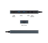 Targus Station d'accueil HyperDrive Flex USB-C 5 ports HDMI Compact Noir