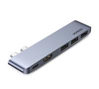 Hub USB C - UGREEN - 5 en 2 - 4K HDMI - Charge PD 100W - 3 Ports USB 3.0