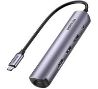 UGREEN Hub USB C 5 en 1 Adaptateur vers HDMI 4K, RJ45 Ethernet, USB C PD 100W et 2 Ports USB 3.0